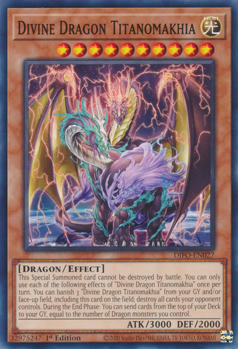 Divine Dragon Titanomakhia [DIFO-EN027] Common | Shuffle n Cut Hobbies & Games