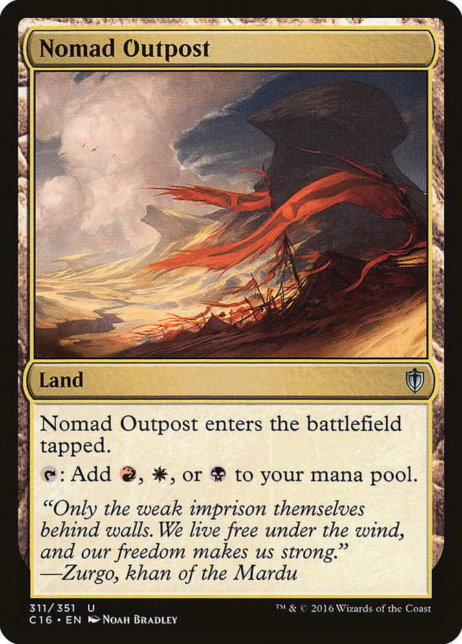 Nomad Outpost [Commander 2016] | Shuffle n Cut Hobbies & Games