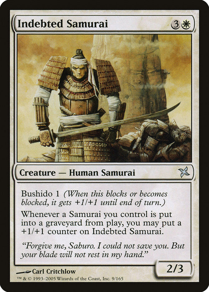Indebted Samurai [Betrayers of Kamigawa] | Shuffle n Cut Hobbies & Games