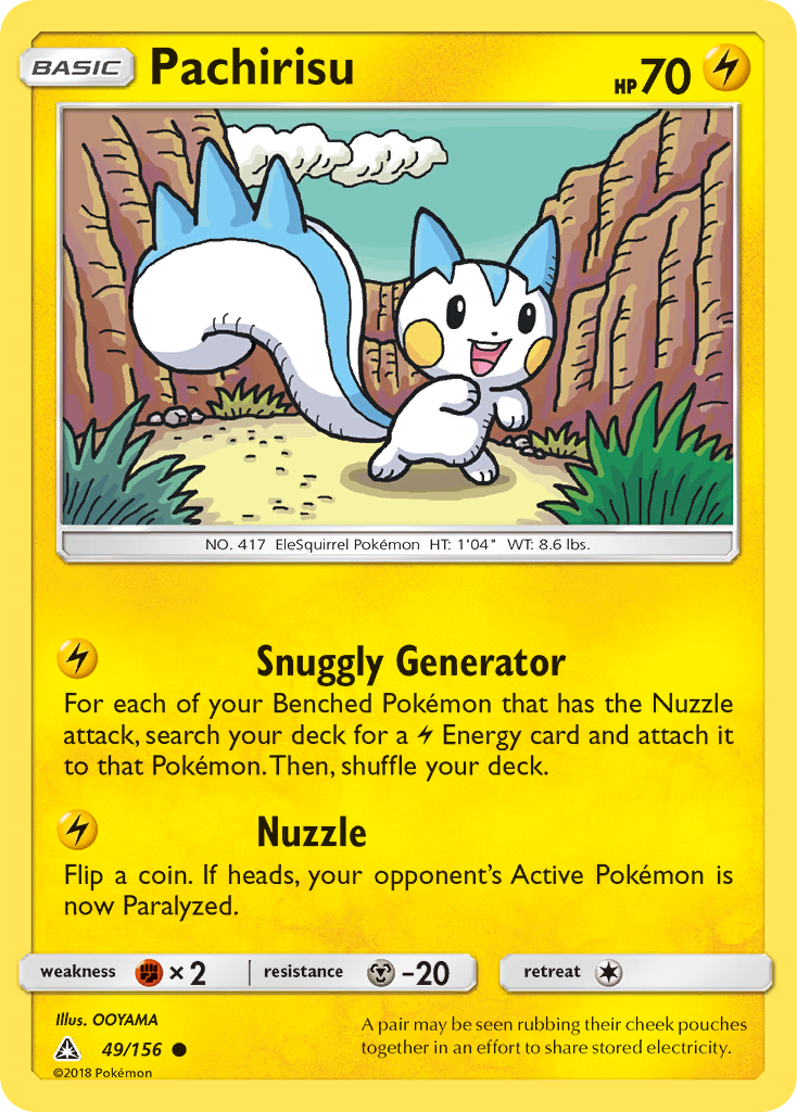 Pachirisu (49/156) [Sun & Moon: Ultra Prism] | Shuffle n Cut Hobbies & Games