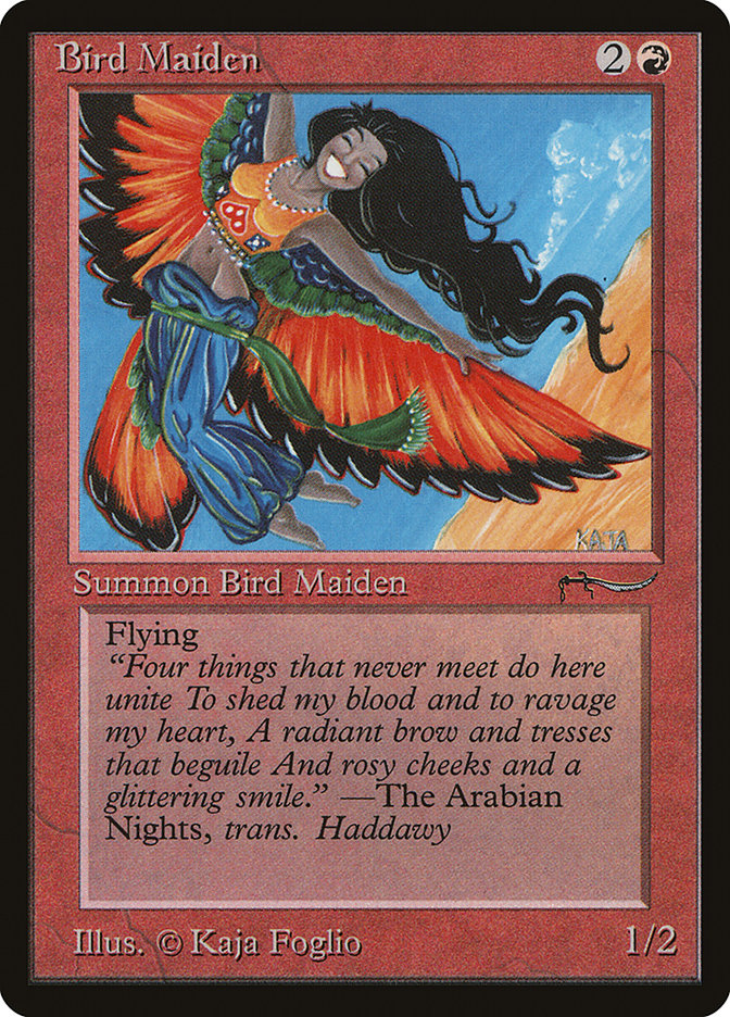 Bird Maiden (Light Mana Cost) [Arabian Nights] | Shuffle n Cut Hobbies & Games