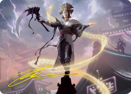 Naomi, Pillar of Order Art Card (Gold-Stamped Signature) [Kamigawa: Neon Dynasty Art Series] | Shuffle n Cut Hobbies & Games