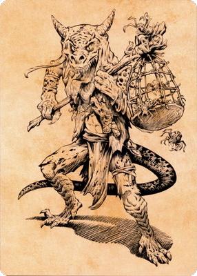 Taunting Kobold Art Card [Commander Legends: Battle for Baldur's Gate Art Series] | Shuffle n Cut Hobbies & Games
