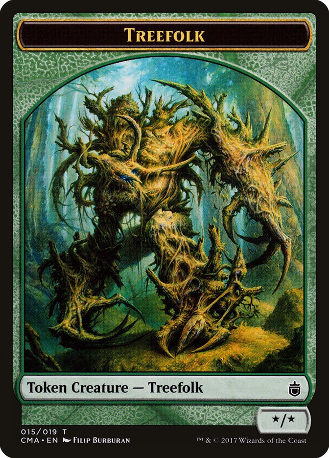 Treefolk Token [Commander Anthology Tokens] | Shuffle n Cut Hobbies & Games