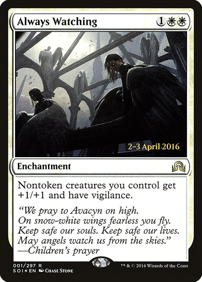 Always Watching [Shadows over Innistrad Prerelease Promos] | Shuffle n Cut Hobbies & Games