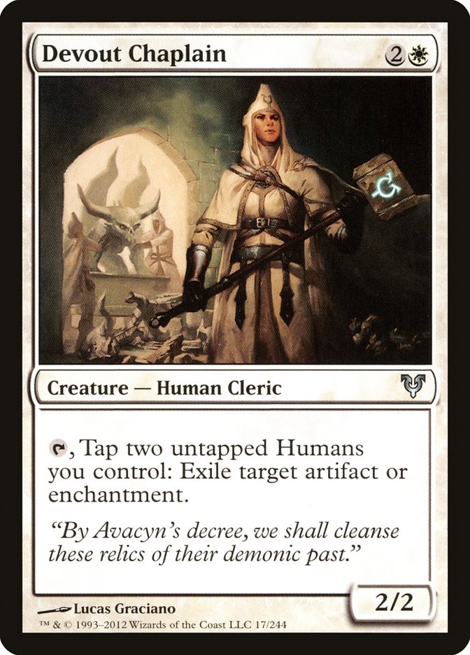 Devout Chaplain [Avacyn Restored] | Shuffle n Cut Hobbies & Games