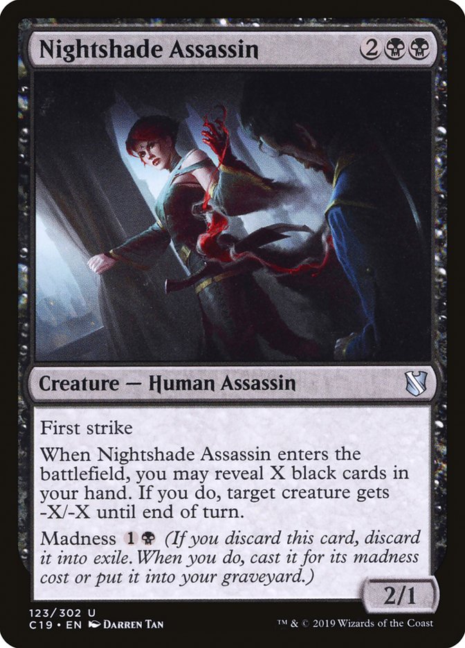 Nightshade Assassin [Commander 2019] | Shuffle n Cut Hobbies & Games