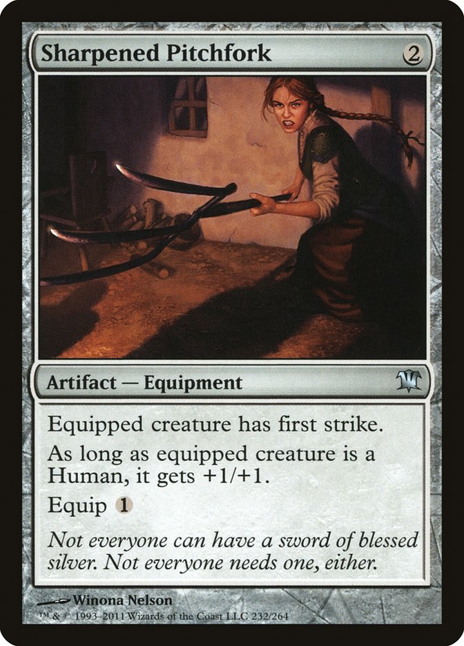 Sharpened Pitchfork [Innistrad] | Shuffle n Cut Hobbies & Games