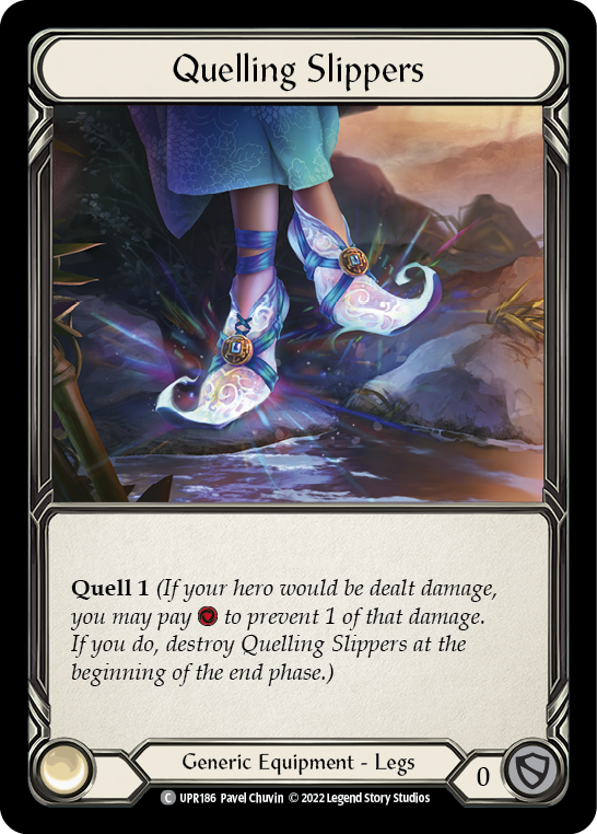 Quelling Slippers [UPR186] (Uprising)  Rainbow Foil | Shuffle n Cut Hobbies & Games