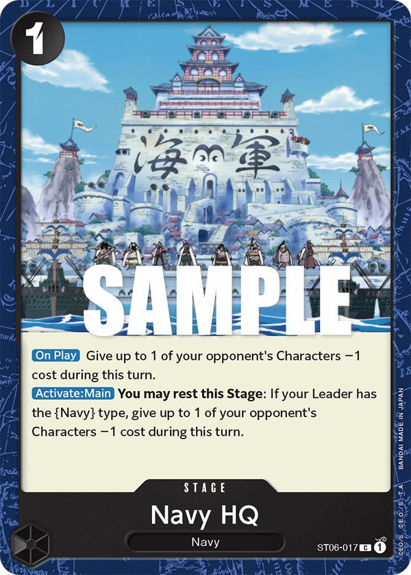 Navy HQ [Starter Deck: Absolute Justice] | Shuffle n Cut Hobbies & Games