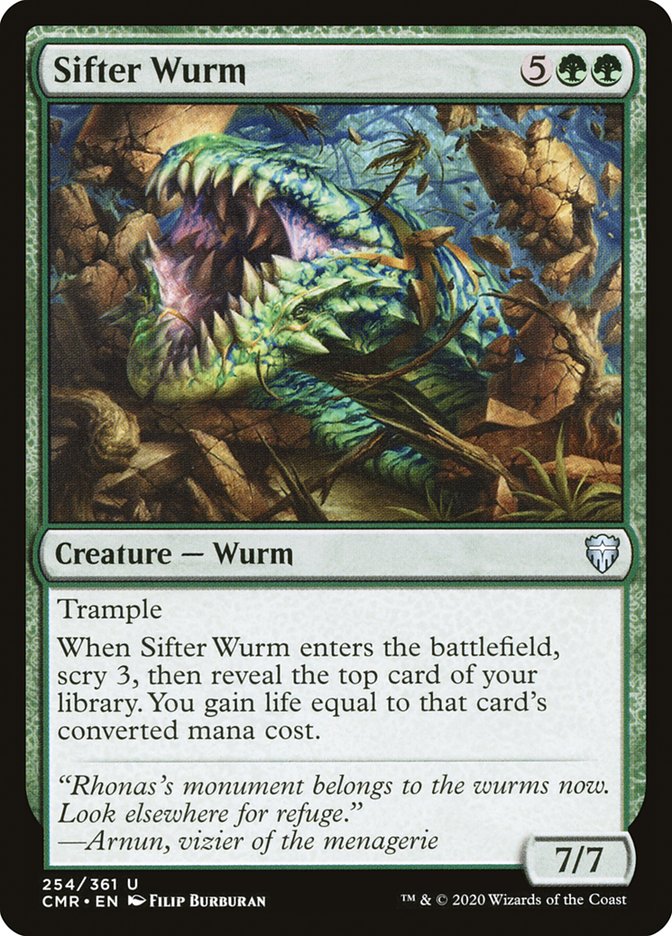 Sifter Wurm [Commander Legends] | Shuffle n Cut Hobbies & Games