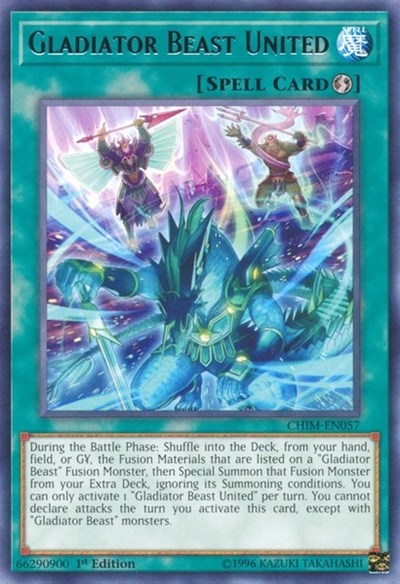 Gladiator Beast United [CHIM-EN057] Rare | Shuffle n Cut Hobbies & Games