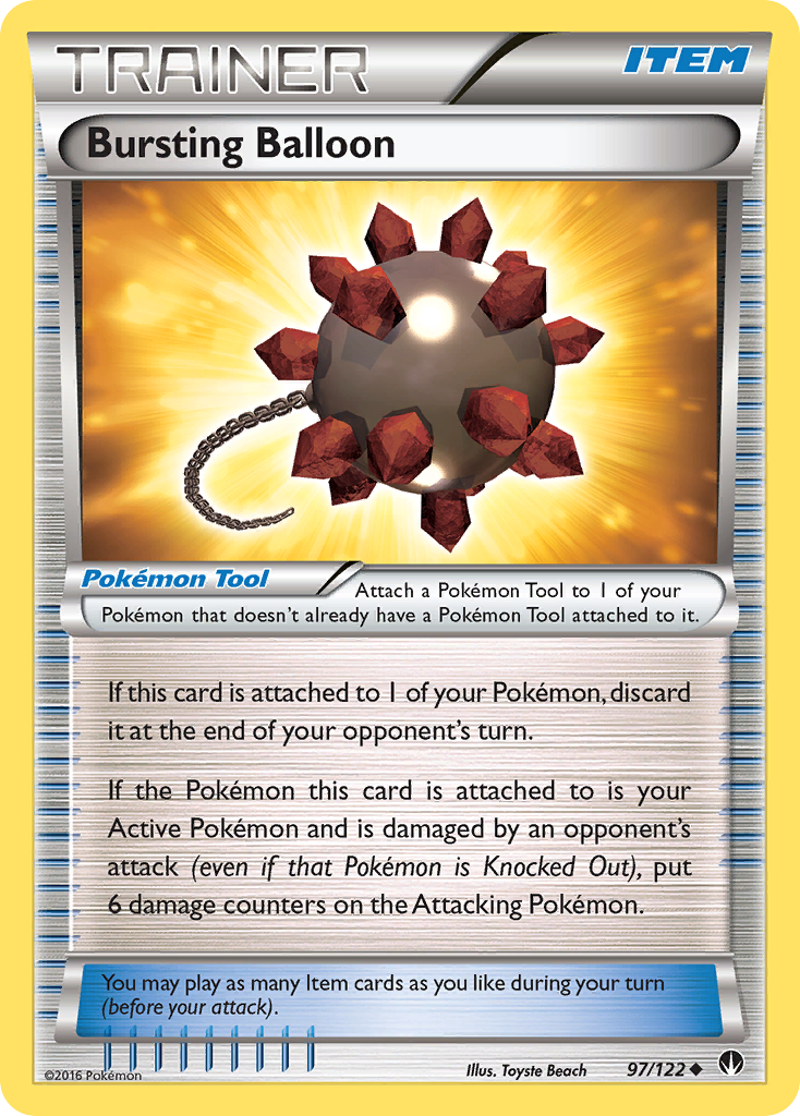 Bursting Balloon (97/122) [XY: BREAKpoint] | Shuffle n Cut Hobbies & Games