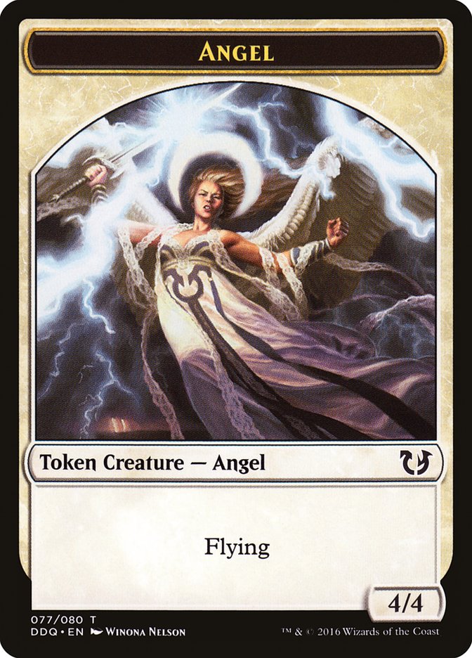 Angel Token [Duel Decks: Blessed vs. Cursed] | Shuffle n Cut Hobbies & Games
