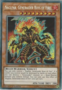 Naglfar, Generaider Boss of Fire [MYFI-EN030] Secret Rare | Shuffle n Cut Hobbies & Games