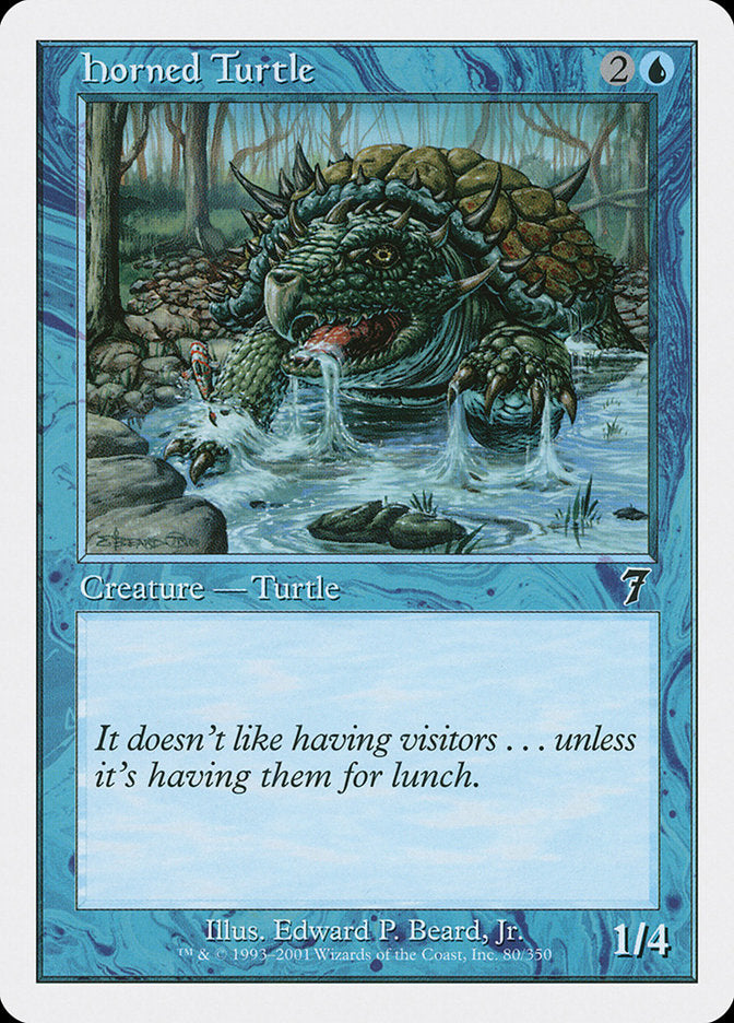 Horned Turtle [Seventh Edition] | Shuffle n Cut Hobbies & Games