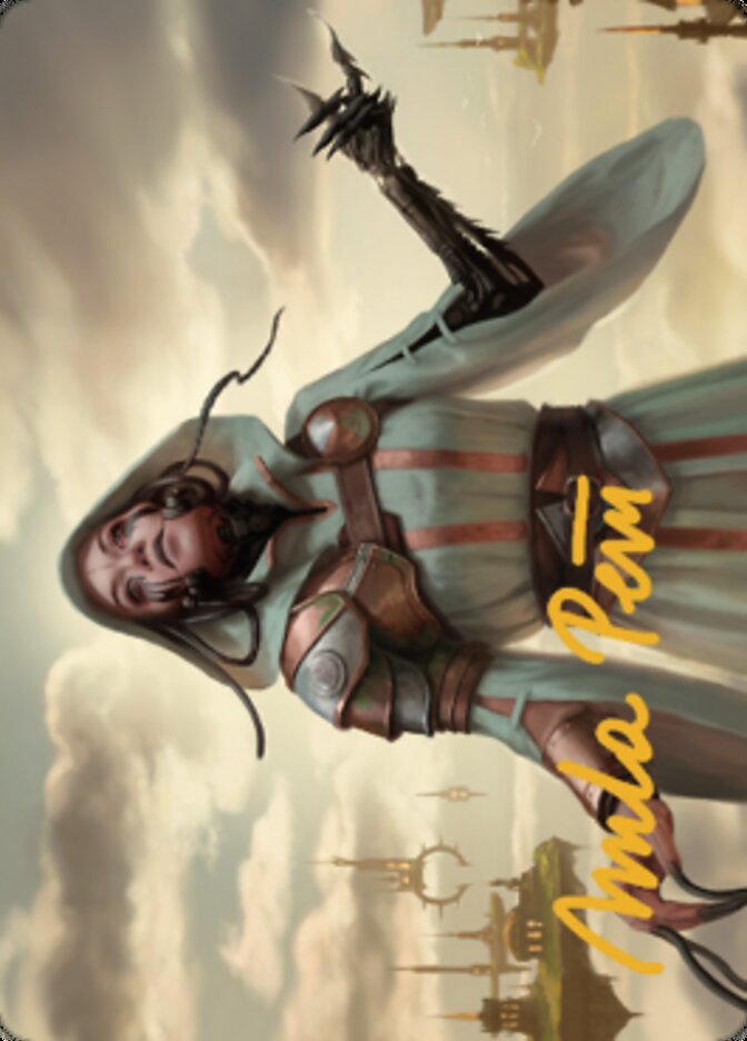 Phyrexian Missionary Art Card (Gold-Stamped Signature) [Dominaria United Art Series] | Shuffle n Cut Hobbies & Games