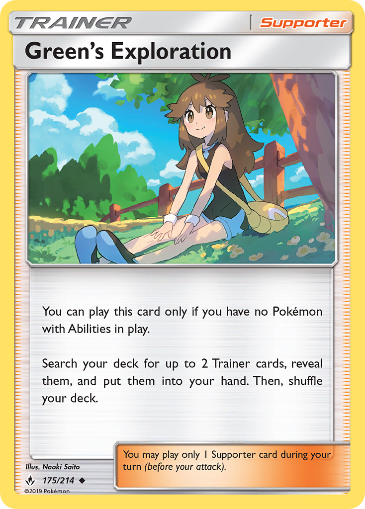 Green's Exploration (175/214) [Sun & Moon: Unbroken Bonds] | Shuffle n Cut Hobbies & Games
