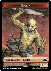 Goblin // Sheep Double-Sided Token [Dominaria Remastered Tokens] | Shuffle n Cut Hobbies & Games