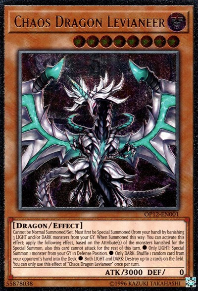 Chaos Dragon Levianeer [OP12-EN001] Ultimate Rare | Shuffle n Cut Hobbies & Games