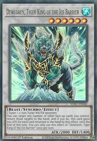 Dewloren, Tiger King of the Ice Barrier [SDFC-EN042] Ultra Rare | Shuffle n Cut Hobbies & Games