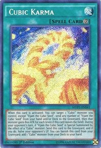 Cubic Karma [MVP1-ENS41] Secret Rare | Shuffle n Cut Hobbies & Games