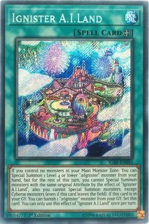 Ignister A.I.Land [IGAS-EN050] Secret Rare | Shuffle n Cut Hobbies & Games