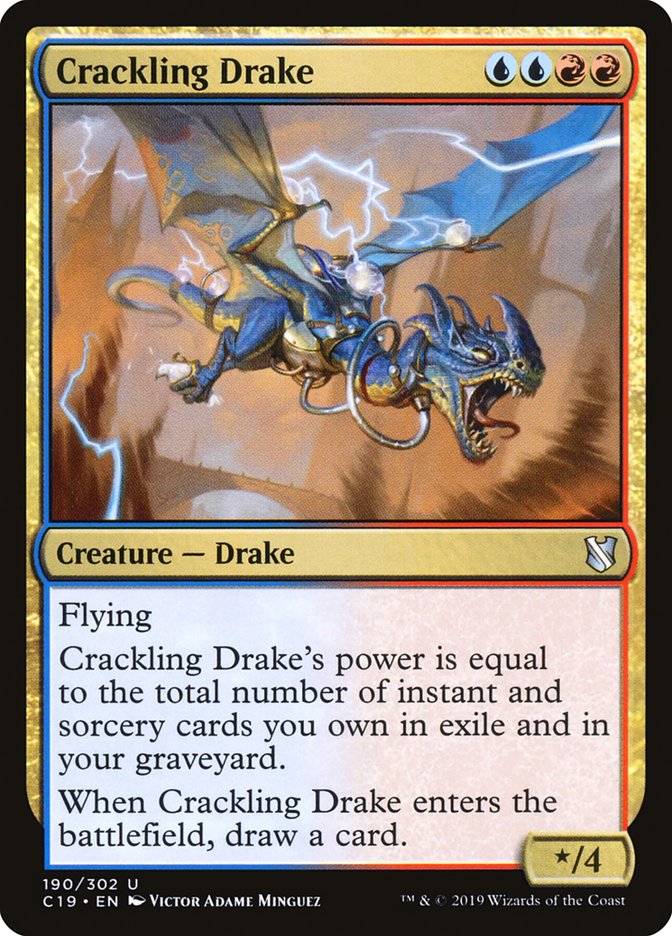 Crackling Drake [Commander 2019] | Shuffle n Cut Hobbies & Games