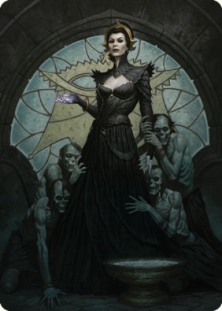 Liliana of the Veil Art Card [Dominaria United Art Series] | Shuffle n Cut Hobbies & Games