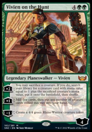 Vivien on the Hunt (Promo Pack) [Streets of New Capenna Promos] | Shuffle n Cut Hobbies & Games