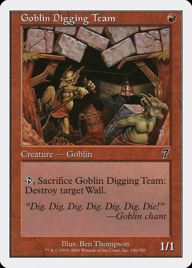 Goblin Digging Team [Seventh Edition] | Shuffle n Cut Hobbies & Games