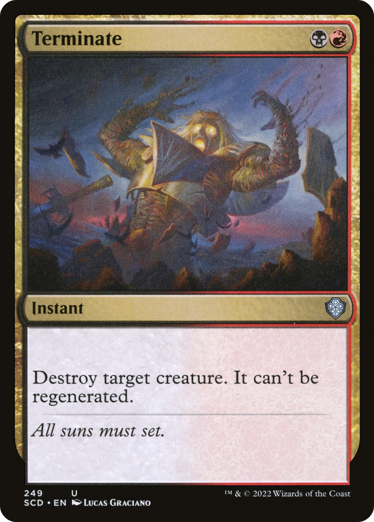 Terminate [Starter Commander Decks] | Shuffle n Cut Hobbies & Games