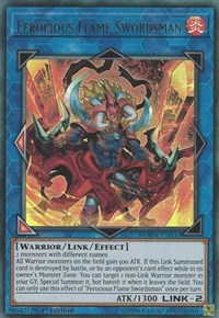 Ferocious Flame Swordsman [DUOV-EN032] Ultra Rare | Shuffle n Cut Hobbies & Games