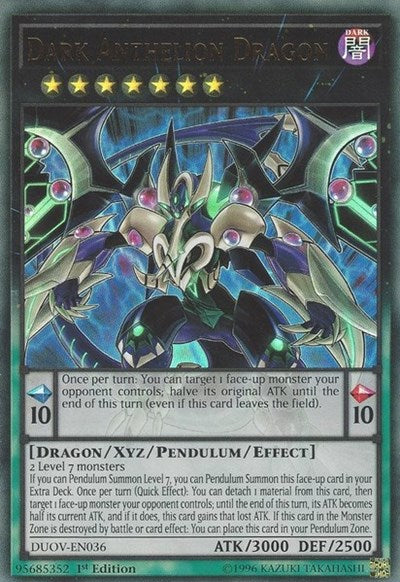 Dark Anthelion Dragon [DUOV-EN036] Ultra Rare | Shuffle n Cut Hobbies & Games