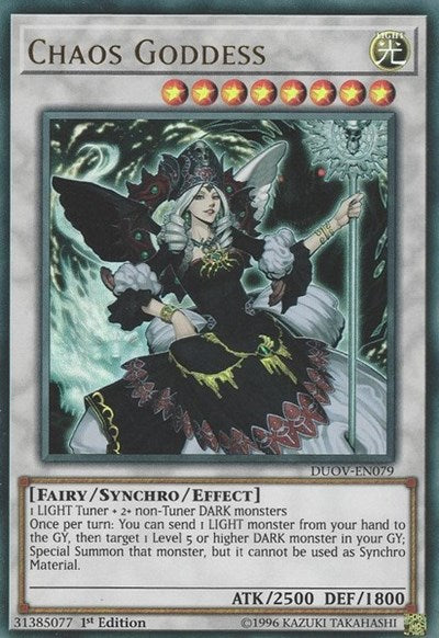 Chaos Goddess [DUOV-EN079] Ultra Rare | Shuffle n Cut Hobbies & Games