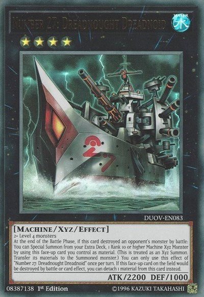 Number 27: Dreadnought Dreadnoid [DUOV-EN083] Ultra Rare