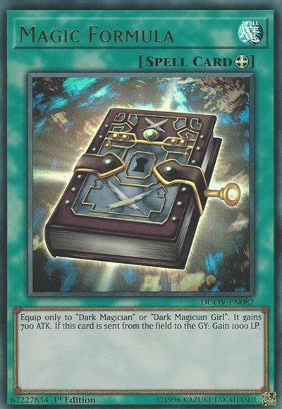 Magic Formula [DUOV-EN087] Ultra Rare | Shuffle n Cut Hobbies & Games