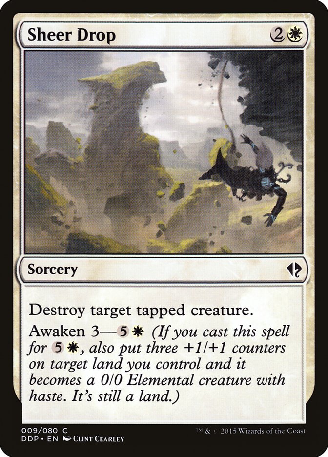 Sheer Drop [Duel Decks: Zendikar vs. Eldrazi] | Shuffle n Cut Hobbies & Games