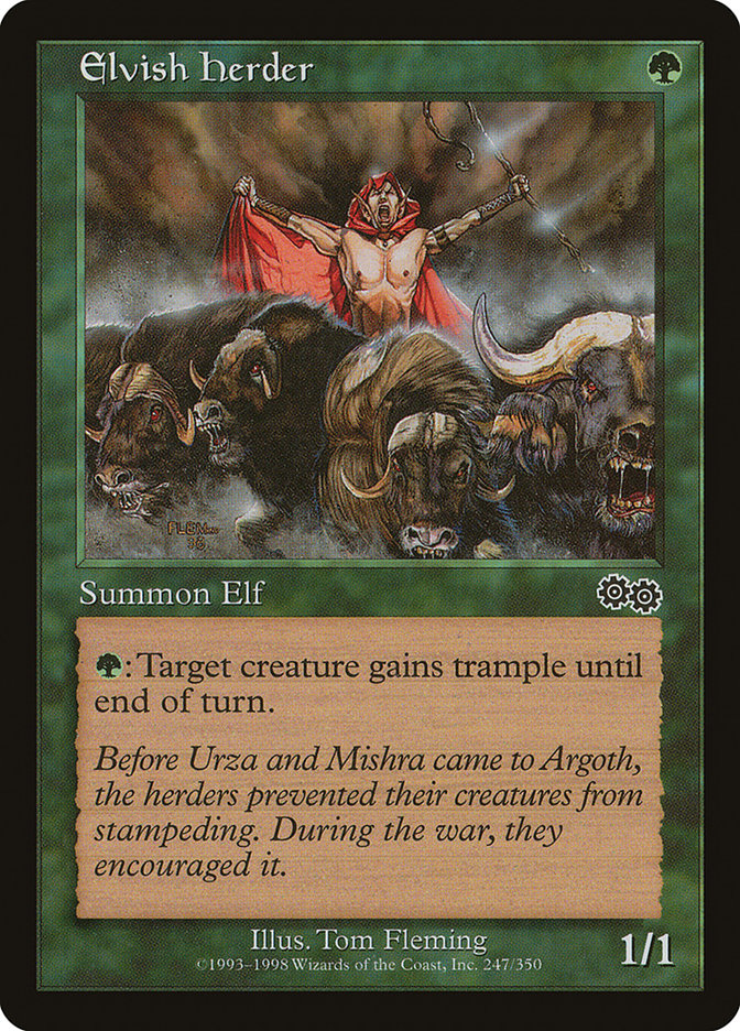 Elvish Herder [Urza's Saga] | Shuffle n Cut Hobbies & Games
