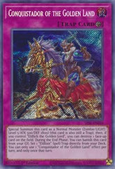Conquistador of the Golden Land [SESL-EN034] Secret Rare | Shuffle n Cut Hobbies & Games