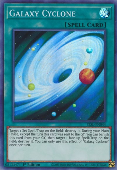 Galaxy Cyclone [SESL-EN044] Super Rare | Shuffle n Cut Hobbies & Games