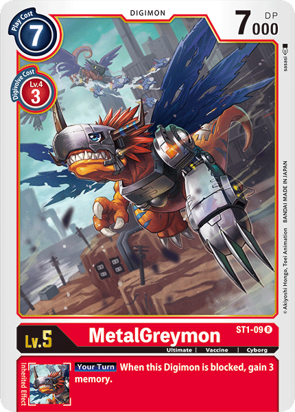 MetalGreymon [ST1-09] [Starter Deck: Gaia Red] | Shuffle n Cut Hobbies & Games