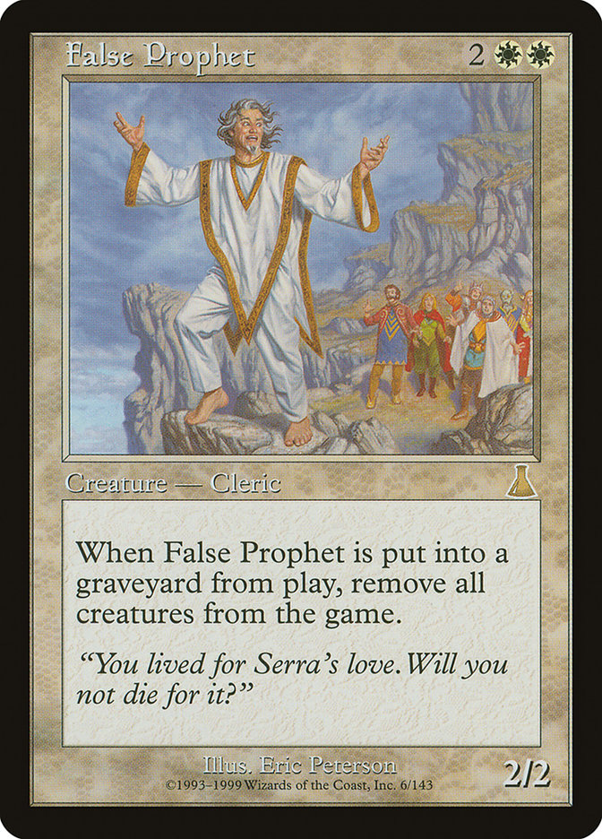 False Prophet [Urza's Destiny] | Shuffle n Cut Hobbies & Games