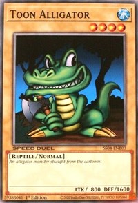 Toon Alligator [SS04-ENB03] Common | Shuffle n Cut Hobbies & Games