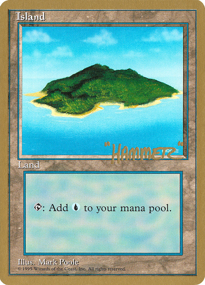 Island (shr367) (Shawn "Hammer" Regnier) [Pro Tour Collector Set] | Shuffle n Cut Hobbies & Games