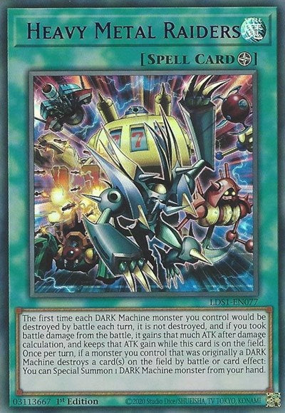 Heavy Metal Raiders (Purple) [LDS1-EN077] Ultra Rare | Shuffle n Cut Hobbies & Games