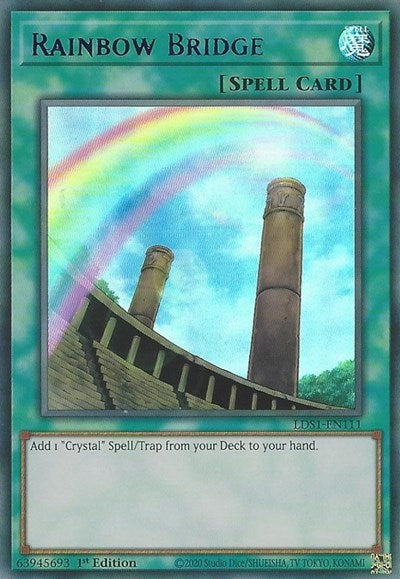Rainbow Bridge (Blue) [LDS1-EN111] Ultra Rare | Shuffle n Cut Hobbies & Games