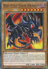 Red-Eyes Toon Dragon [LDS1-EN066] Common | Shuffle n Cut Hobbies & Games