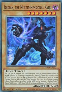 Radian, the Multidimensional Kaiju [SDSA-EN012] Common | Shuffle n Cut Hobbies & Games