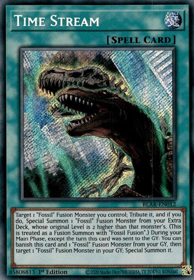 Time Stream [BLAR-EN012] Secret Rare | Shuffle n Cut Hobbies & Games